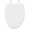 Mayfair by Bemis Lannon Slow Close Elongated White Enameled Wood Toilet Seat 143SLOW-000 - alternate 2